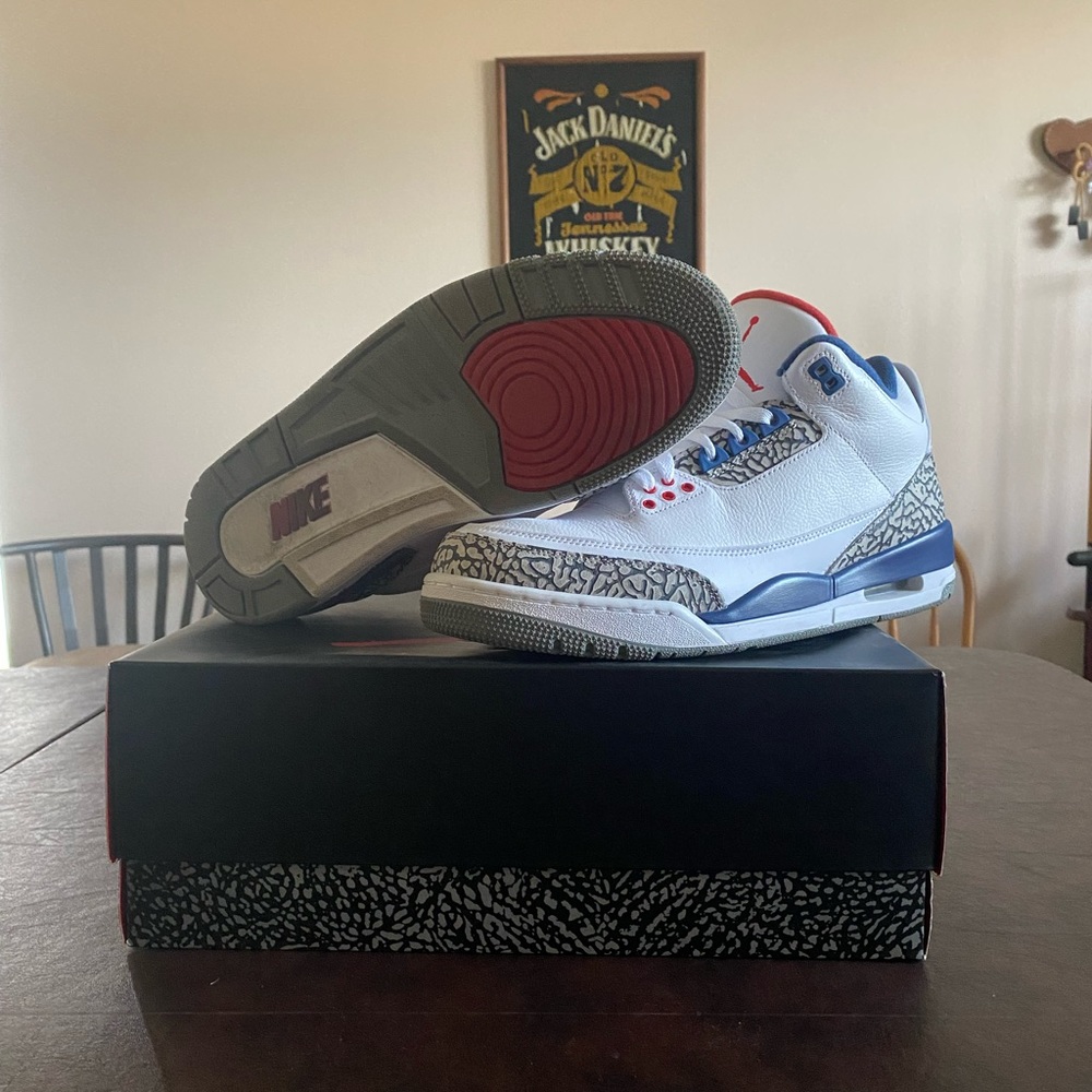 Jordan 3 Retro True Blue mens size 11.5